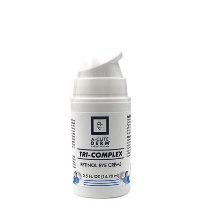 A-Cute Derm Tri-Complex Retinol Eye Cr me Reduces Wrinkle Fine Lines Rich in Vitamin C E (0.5 oz)