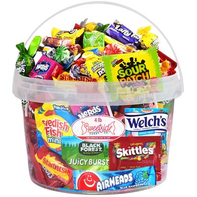 Bulk Candy Variety Pack - Assorted Box - Gift for Birthday Party, Kids, College Students Adults (4 Pound)