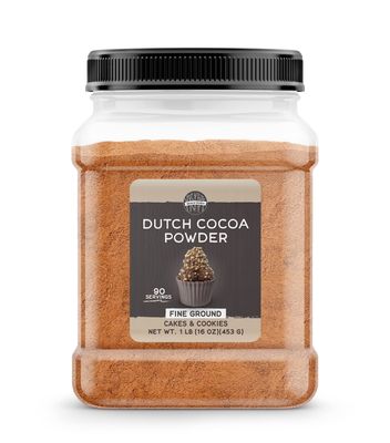 Birch Meadow 1 lb of Dutch Cocoa Powder, Cookies Cakes, Chocolate Flavor