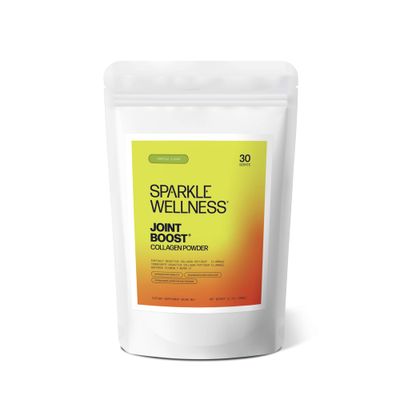 Sparkle Wellness Joint Boost (Tropical) [30-Serves] Collagen Powder Supplement with FORTIGEL TENDOFORTE Collagen Peptides Calcium Ascorbate Vitamin C Supports Joint Mobility