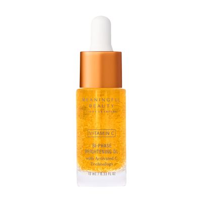 Meaningful Beauty Vitamin C Bi-Phase Brightening Oil with Activated C Technology, 0.33 fl. Oz