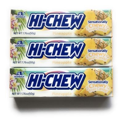 Morinaga Hi-Chew Pineapple Fruit Chews (3 pack)