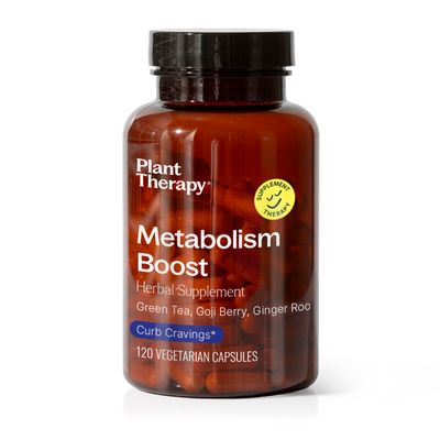 Plant Therapy Metabolism Boost Herbal Supplement Capsules, Optimize Fat Metabolism Body Composition, Supports Weight Management Digestion, 120 Vegetarian Capsules (4 month supply), Made in the USA
