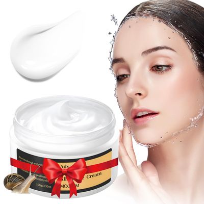 BYOTOUTY Snail Mucin Moisturizer Cream,Advanced Snail 92 All In One cream, 92 Face Moisturizer for Women Mens,Day Night Facial Barrier Repair Moisturizer Creams for Skin Hydrating Moisturizing