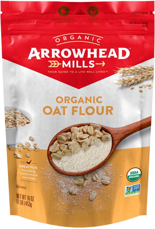 Arrowhead Mills Organic Oat Flour, 16 oz Bag