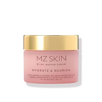 MZ SKIN Hydrate Nourish Retinol Day Moisturizer Anti-Aging with SPF 30 Including Hyaluronic Acid, Ceramides Squalene For Smoothing Fine Lines Wrinkles Brightening, 1.69 fl oz