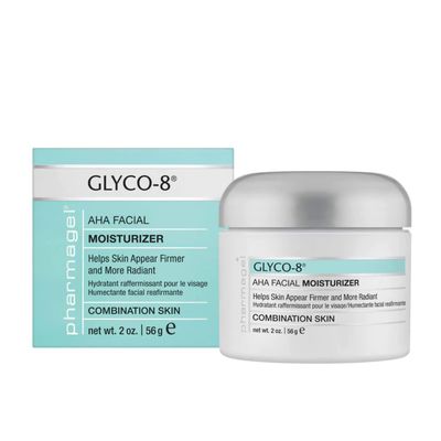Pharmagel Glyco-8 Facial Firming Moisturizer for Combination Skin Deeply Hydrating Daily Facial Moisturizer for Fine Lines and Wrinkles - 2 oz.