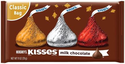 HERSHEY&#39;S Milk Chocolate Kisses Fall Harvest - 11 oz