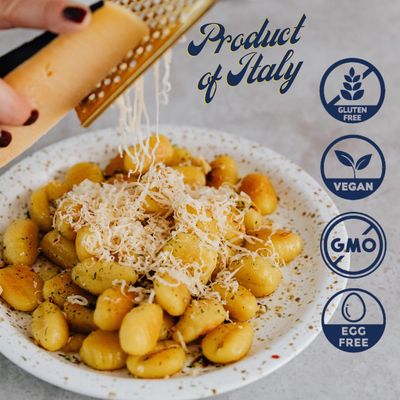 L'Oro Del Sud 3 Pack, Gluten Free Potato Gnocchi, Cooks in 2-3 Minutes, (3 x 1 lb), Italian Gnocchi, Product of Italy, NON GMO, Eggs Free, Vegan