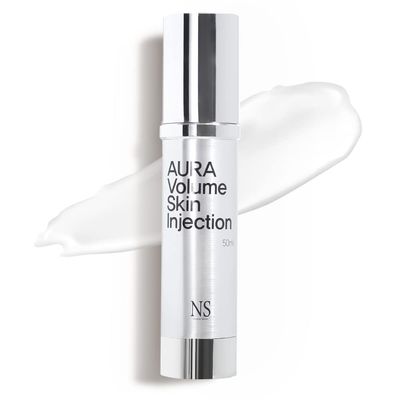 NS BEAUTY Aura Volume Skin Injection korean skin care Improvement Of Volume Elasticity High-content Peptide Liposomal Adenosine With Green Tea Pomegranate Jojoba And Lavender Oils (1.6 fl oz)