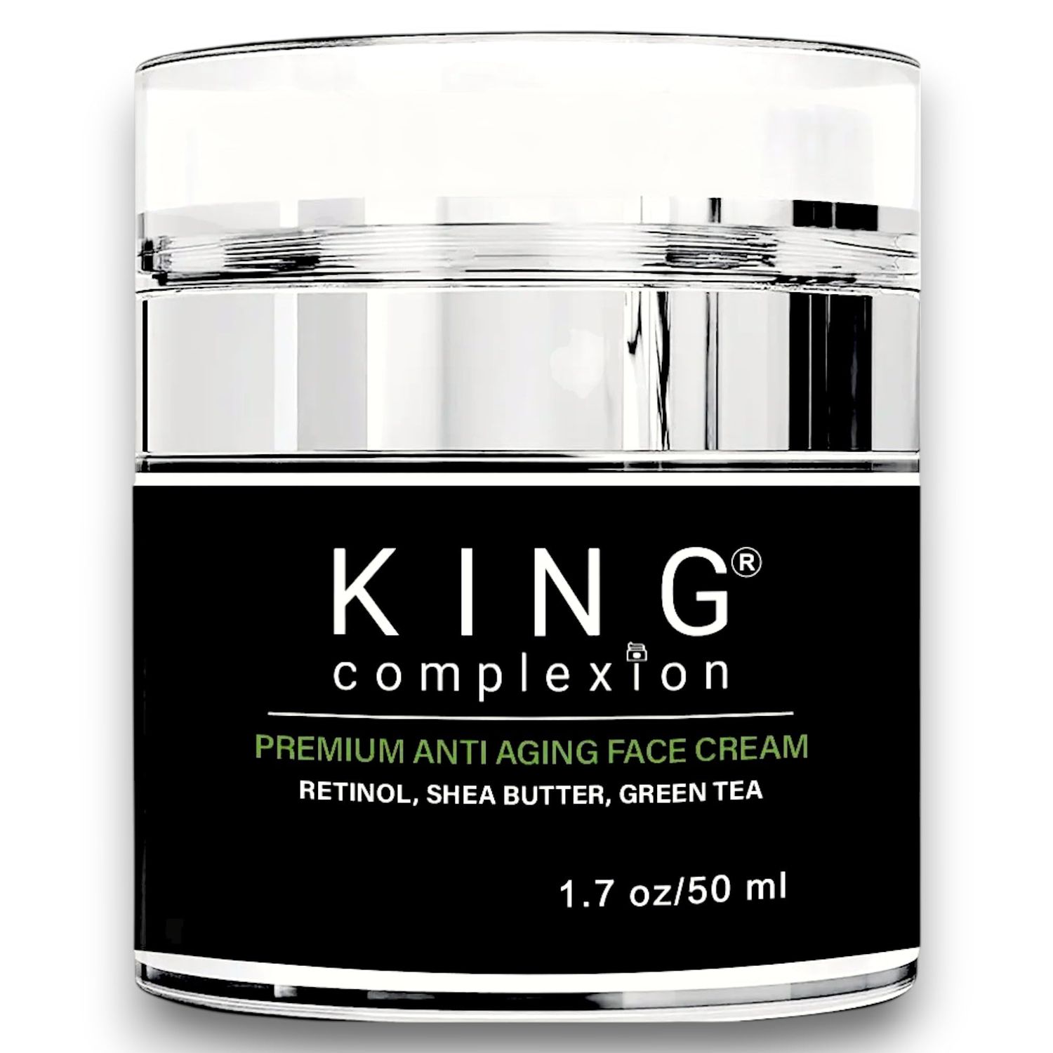 Luxury Men s Skin Care Face Moisturizer with Retinol - Anti Aging Face Cream, Hydrating Facial Moisturizer, Shea Butter, Green Tea, Non Greasy, Easy Pump, Black Owned, Moisturizer Face Cream (1.7 oz)