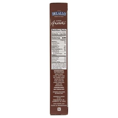 DeLallo Traditional Italian Potato Gnocchi, 1lb