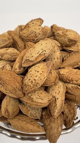 Roasted Almonds In Shell Grown in California 100 Natural Unsalted (8oz, 12oz, 20oz, and 48oz)