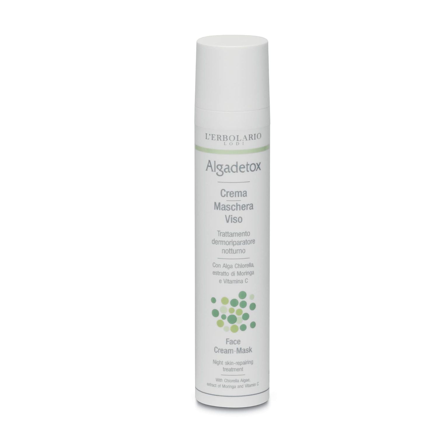 L&#39;Erbolario Algadetox Face Cream Mask - 2-In-1 Skin Repairing Night Cream - Treatment With Vitamin C Extract - Helps Skin Regain Its Natural Splendour - Restores Skin&#39;s Natural Barrier - 1.6 Oz