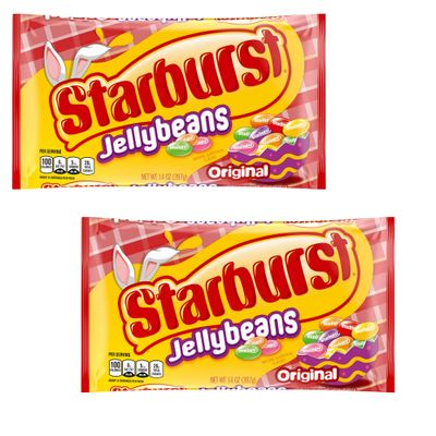 Starburst Jelly Beans - 2-Pack Original Jelly Beans - Sweet Fruit Jelly Candy for Snacking - Delicious Tasting Candy