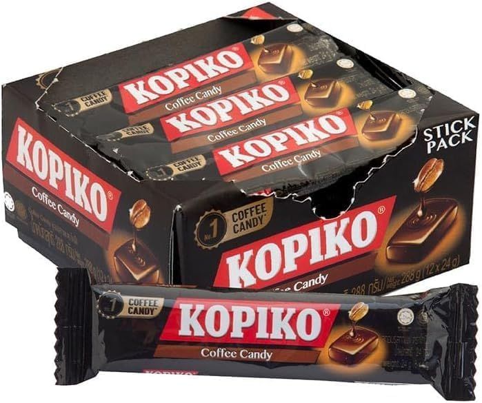Coffee Candy Hard Boiled Sweets (Stick Pack Original Coffee (12 packs x 24g)