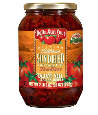35 oz Bella Sun Luci Sun Dried Tomatoes Julienne Cut in Olive Oil