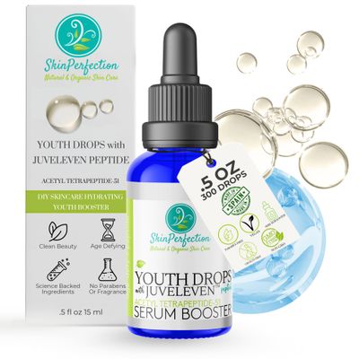 Skin Perfection Juveleven Peptide Solution Ageless Anti-aging Diy Booster Delay Senescence Look Younger Add To Any Face Cream Serum Acetyl Hexapeptide-51