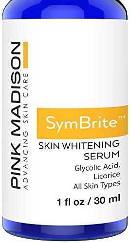 Pink Madison Dark Spot Corrector Remover for Face Neck Hands. Men and Women Made in USA Vitamin C Hyaluronic Acid, Green Tea Extract 1 OZ