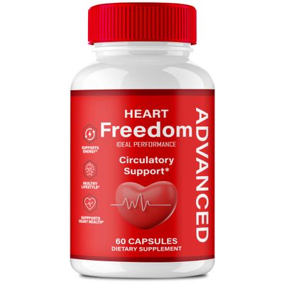 Heart Freedom Capsules, Official HeartFreedom Pills - Energy and Health Maximum Strength, Heart Freedom Circulation Support Capsules, All Natural Glyco Optimizer, Premium Formula Reviews (60 Capsules)