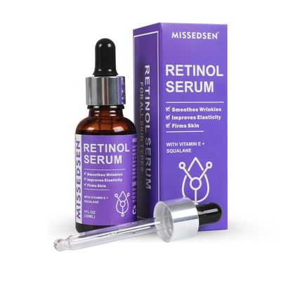Retinol Serum for Face with Vitamin E Squalane Nourishing and Moisturizing Firming Suitable For Liquid Late-night People Sensitive Skin1floz30ml