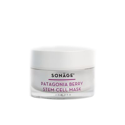 SONAGE Patagonia Berry Stem Cell Face Mask Stimulates, Instantly Plumps and Oxygenates Skin Infused with Maqui Berry and Plant Stem Cell Extract Gentle For All Skin Types