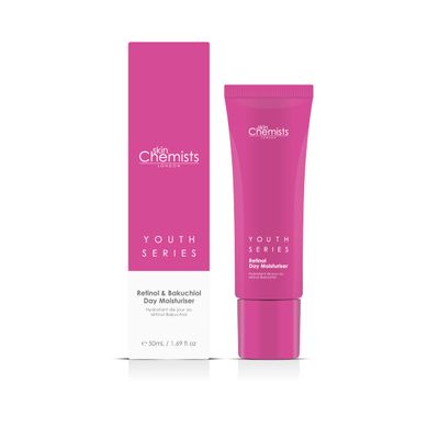 skinChemists Retinol Bakuchiol Anti Aging Day Moisturiser Anti Aging Skin care Face Moisturizer with Allantoin, Retinol and Bakuchiol Reduce Signs of Aging Moisturizing Formula for a Youthful
