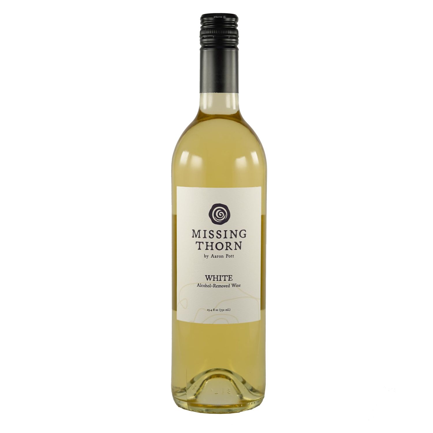 Missing Thorn White Alcohol-removed Albarin o Wine by Aaron Pott - Sip Clean Non-alcoholic wine with Tropical Fruit Notes - Low Sugar, Vegan, Gluten-Free