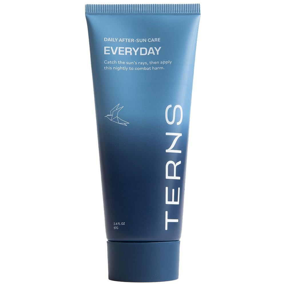 TERNS Everyday Daily Moisturizer for Face Body - After-Sun Skin Recovery with Niacinamide, Shea Butter Ocean-Derived Sirenas Complex AQ - Anti-Aging, Hydrating, Paraben Free, TSA-Friendly 3.4 oz