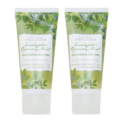 Natural Inspirations Ultra Hydrating Hand Creme 2 Piece Gift Set - Eucalyptus Rosemary Mint