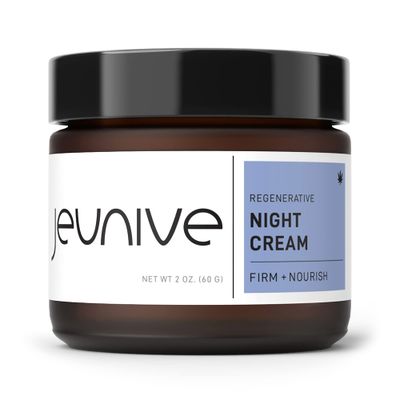 Jeunive Regenerative Triple Power Nourishing PM Night Cream - Soothing with Anti-Aging Lavender, Peony and Vitamins to Energize Tired Skin 2 oz (57g)