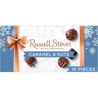 9.4oz CrmlsNuts Hldy Bow Box
