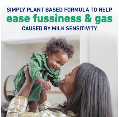 Enfamil Prosobee Plant based Baby Formula, for Sensitive Tummies, Soy-based Plant Sourced Protein, Vitamins for Immune Support, Lactose-free, Milk free, Gluten free, 20.9 Oz Can, 4 Count
