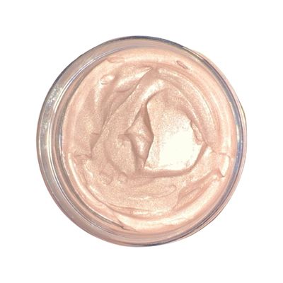 GLIMMER GODDESS Shimmer Body Butter Travel Size 2 oz - Rose Gold Sexy Level 2 - Nourishing, Hydrating, Natural Glow - Vegan, Cruelty-Free, Paraben-Free, All-Natural Ingredients