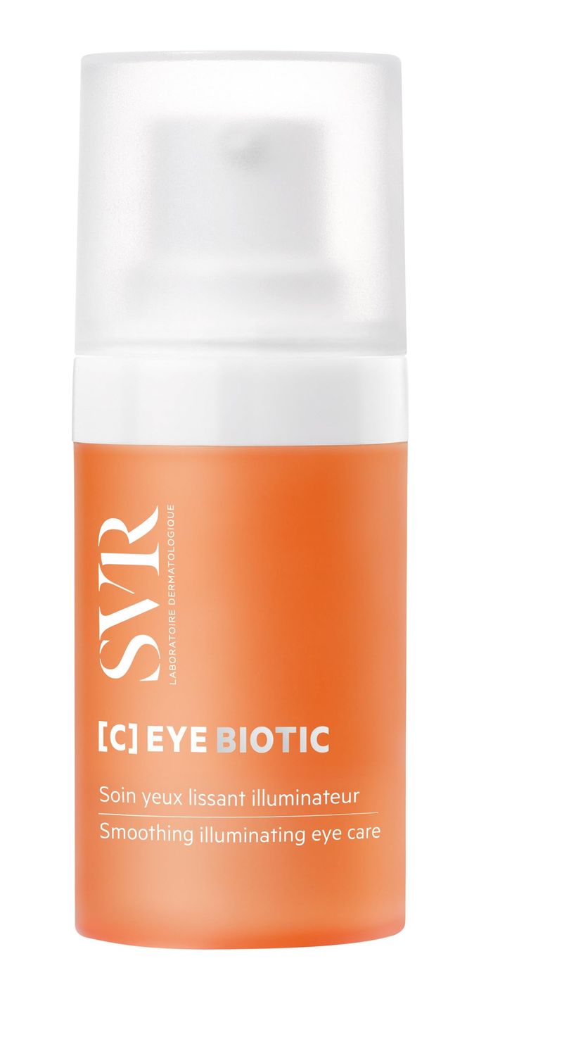 SVR [C Biotic Eye Contour Cream. 5 Vitamin C Moisturizer for Puffiness, Dark Circles, Brightening Even Skin Tone. Vegan, Made in France, 1 Fl. Oz.