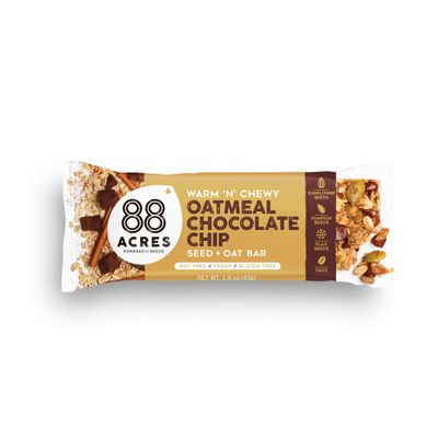 88 ACRES Oatmeal Chocolate Chip Seed Oat Bar, 1.6 OZ