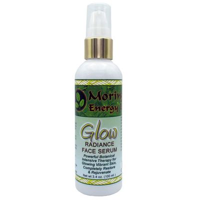 Moringa Glow Radiance Face Serum 3.4 oz by Moringa Energy Life - Moisturizer for Face Neck, Rich in Antioxidants, Moringa oil plus 11 Essential Oils