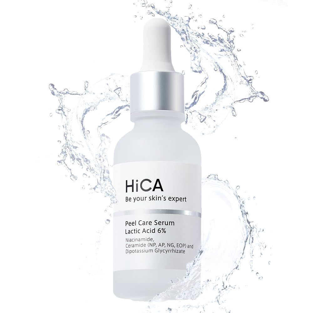 HiCA Peel Care Serum 6 Lactic Acid 28ml Keratin Care No Additives Moisturizing AHA Sensitive Skin Facial Peeling Solution