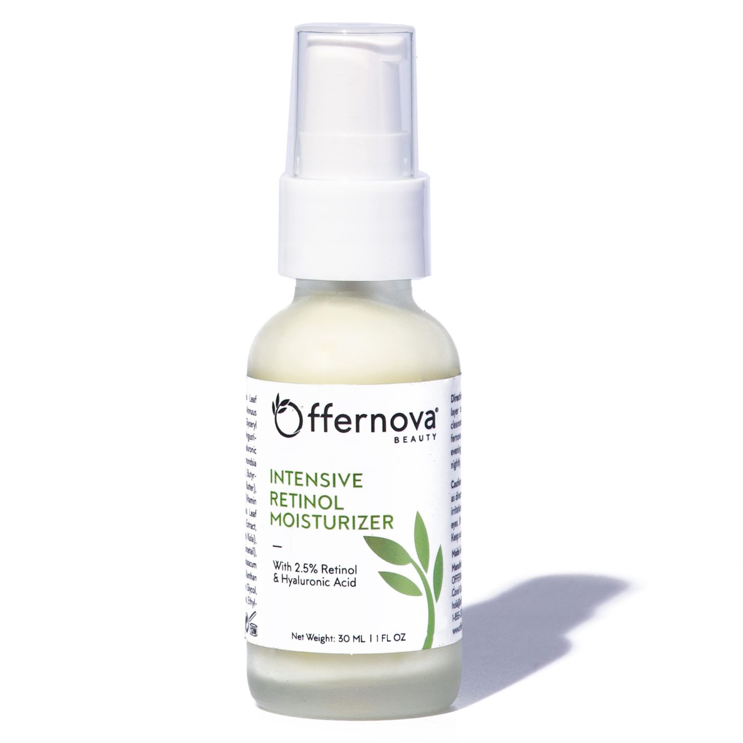 Intensive Retinol Moisturizer - Deep Hydration Night Cream 2.5 Vitamin A Hyaluronic Acid Vitamin E - Crema Humectante Intensiva de Retinol - Antiarrugas con cido Hialur nico y Vitamina E