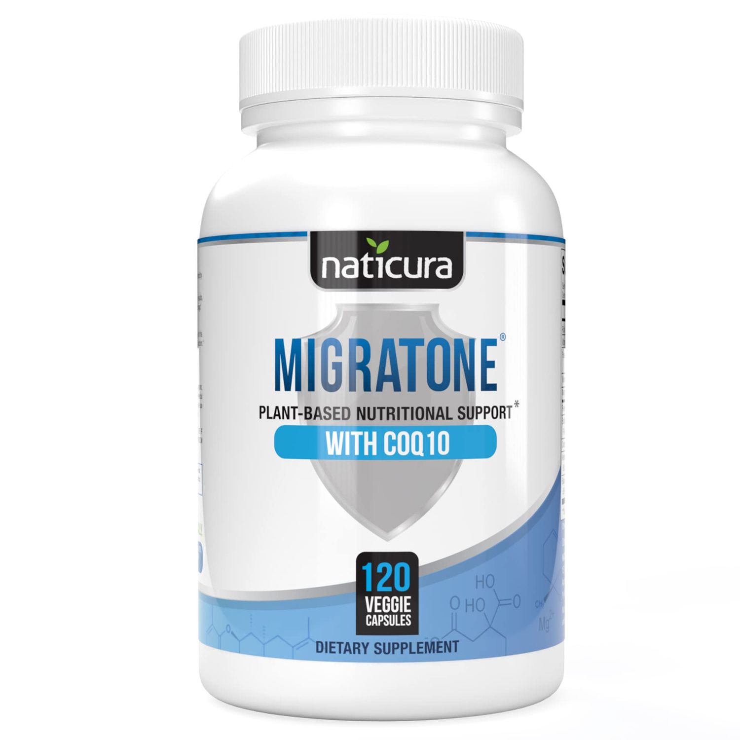 Migratone Migraine Relief - Natural Headache Relief Vitamin - Migraine Supplement with PA - Free Butterbur, Magnesium, Vitamin B2 B6 and B12, Microactive CoQ10 and Feverfew - Migraine Clinic&#39;s Choice