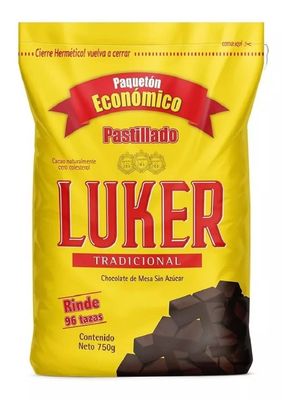 Luker Chocolate, 750 grams bag - Sugar Free Chocolate