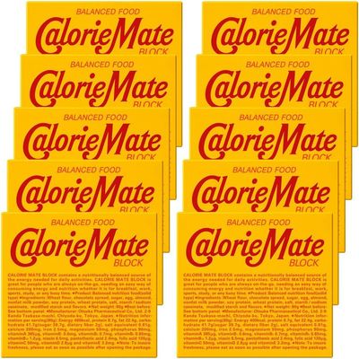 Calorie Mate Block Of Chocolate 2.82oz(80g) Set Of 10