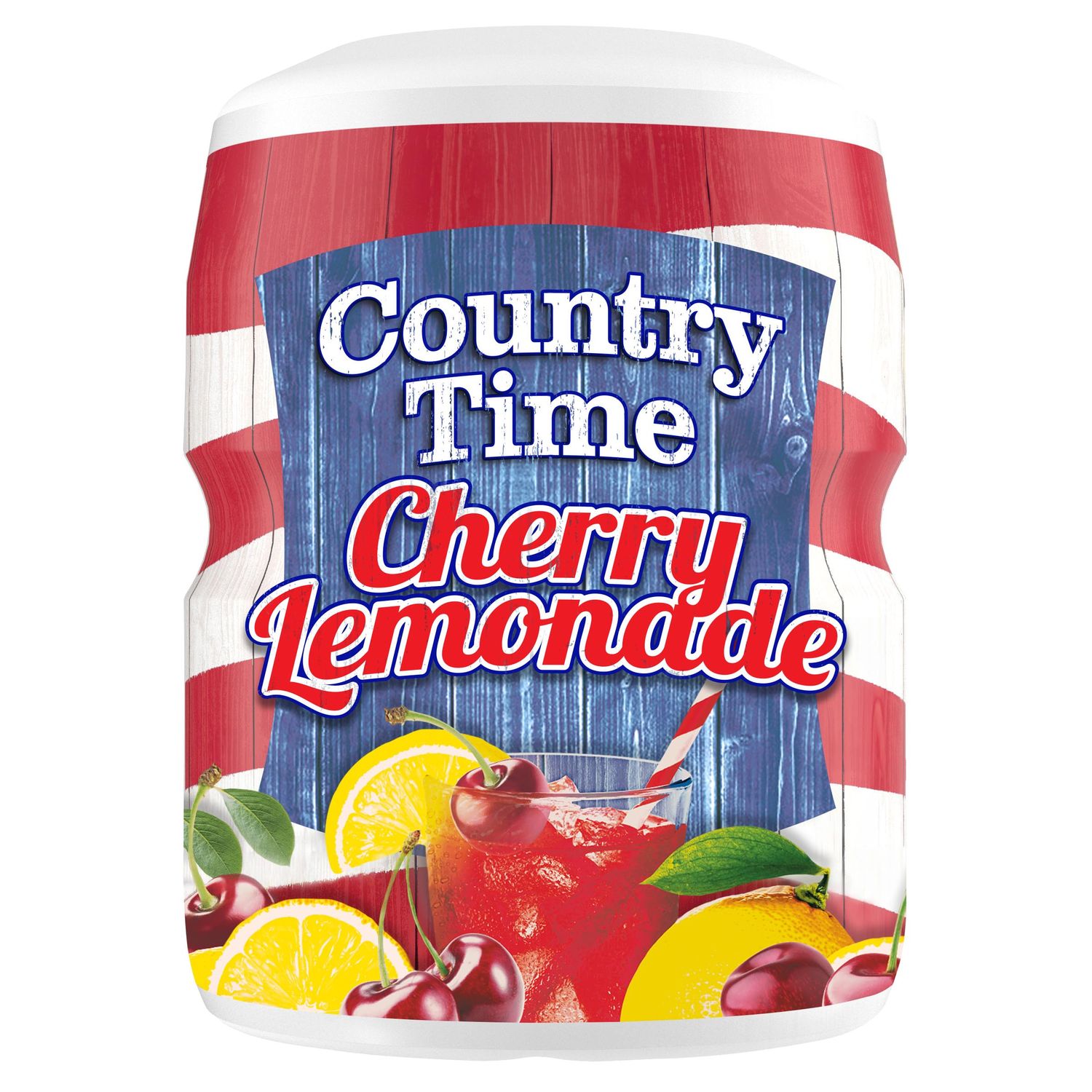 Country Time Cherry Lemonade flavored with other natural flavor Drink Mix, 18.3 oz Canister