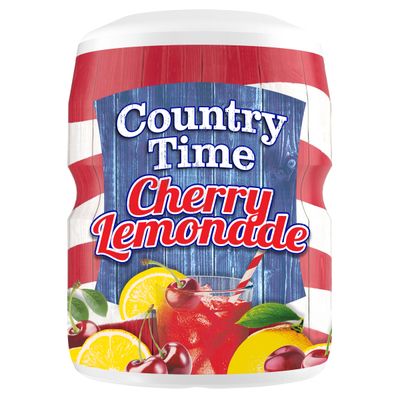 Country Time Cherry Lemonade flavored with other natural flavor Drink Mix, 18.3 oz Canister