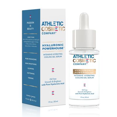 Hyaluronic Powerhouse Face Gel Serum with Pure Hyaluronic Acid, Hydrating, Firming, Brightening, Oil-Free, Pore Minimizing, Fragrance-Free, Soothes, Calms Dry Red Skin (1 oz)