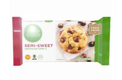 Semi Sweet Chocolate Chips, NonGMO, Vegan Snack Snacking Treat, Dipping Fruit Berries Strawberries Cookies, 10oz S Truth Bag