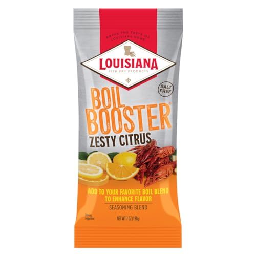 Louisiana Fish Fry, Zesty Citrus Boil Booster, 7 oz (Pack of 1)