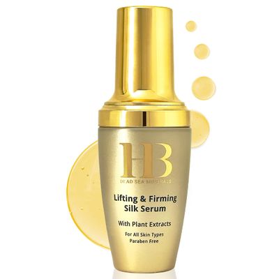 HB Lifting Firming Silk Serum for Face - Contains Sea Minerals Anti Aging Face Serum for Men Women Collagen Gotu Kola