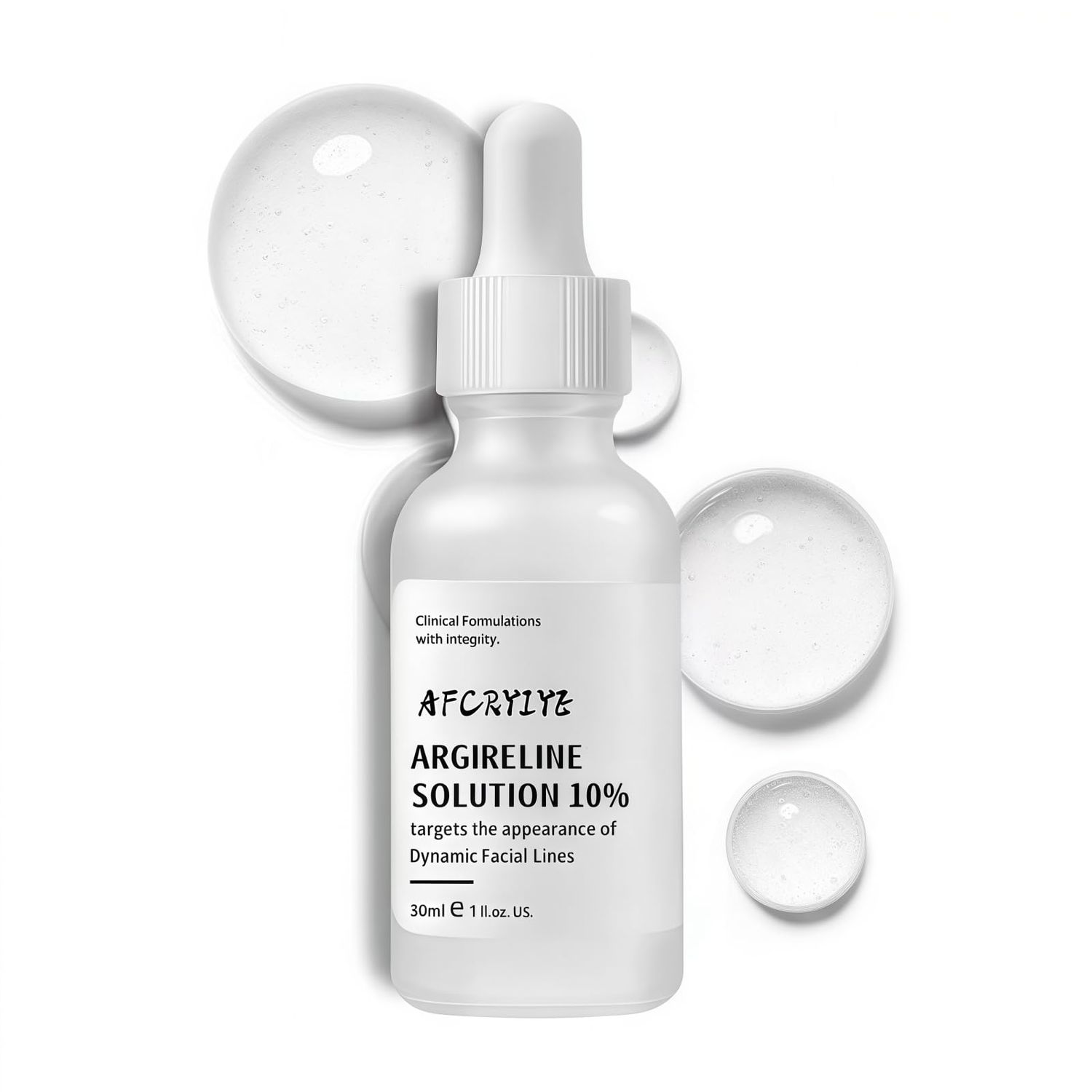 Argireline 10 Solution, Advanced Facial Moisturizer for Women, Anti-aging Face Serum, Collagen Enhancing, Decrease Fine Lines Firming Skin Argireline Peptide Facial Serum, 30 ML 1 Oz