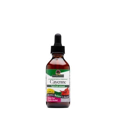 Nature&#39;s Answer Cayenne Pepper Tincture 2 Fluid Ounce Natural Metabolism Booster Supports Cardiovascular System Supports Digestion Circulation